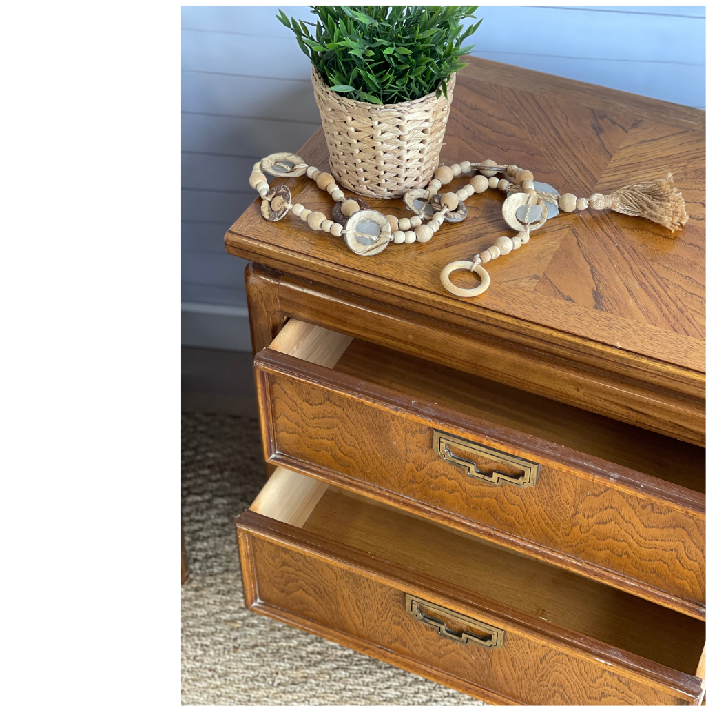 MCM Vintage Thomasville Furniture Mystique Collection DRESSER & 2 NIGHTSTANDS