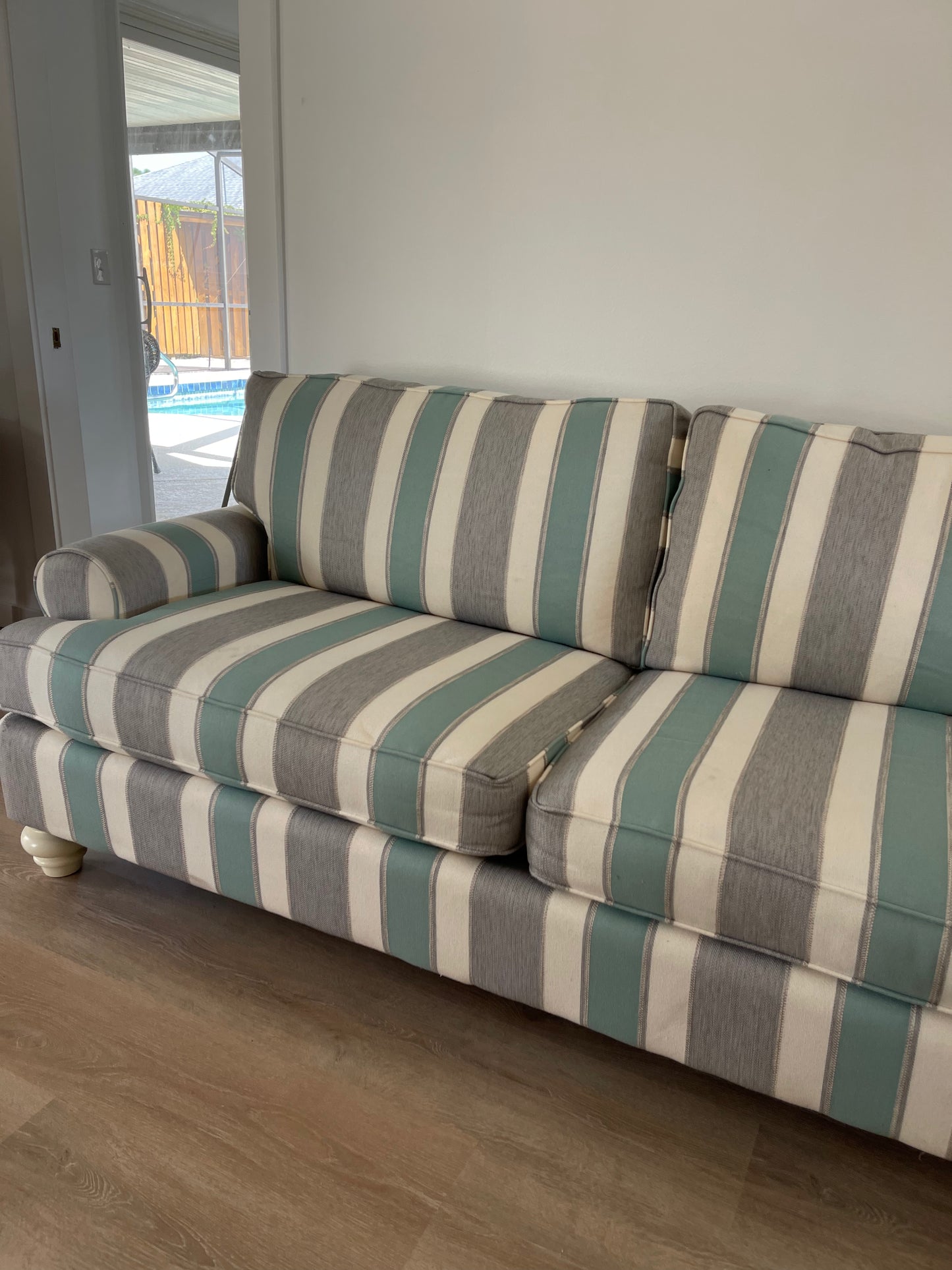( SOLD )Braxton Culler 2 cushion Lowell Sofa