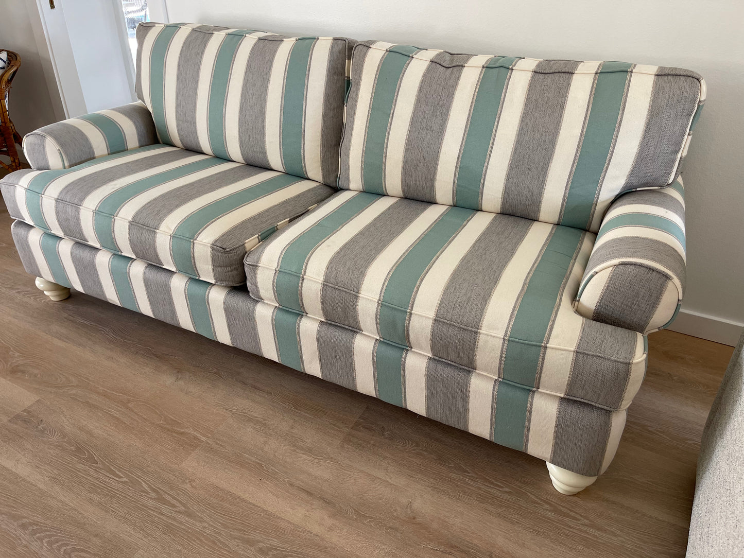 ( SOLD )Braxton Culler 2 cushion Lowell Sofa