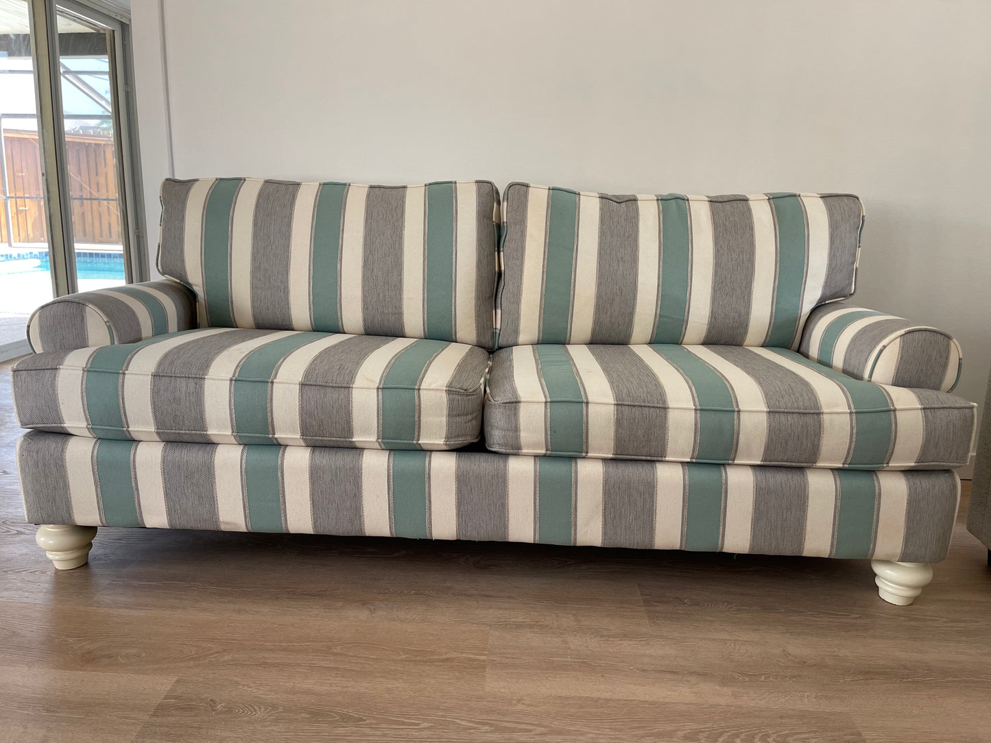 ( SOLD )Braxton Culler 2 cushion Lowell Sofa
