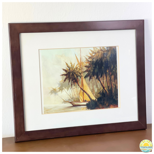 Coastal Sailboat Wall Art | ART  [AW-108]