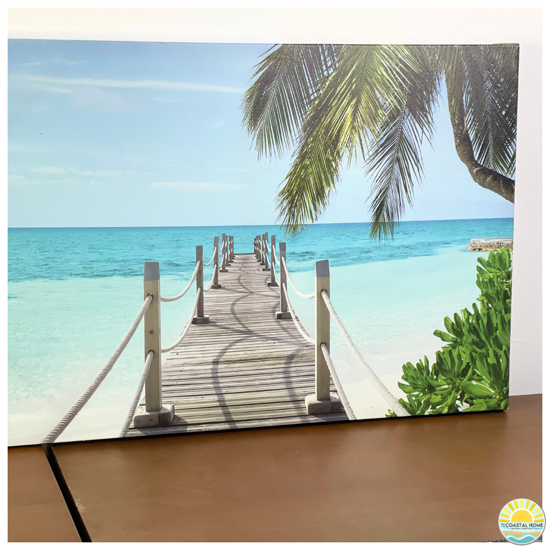 Coastal Pier Wrapped Canvas Print | ART  [AW-105]